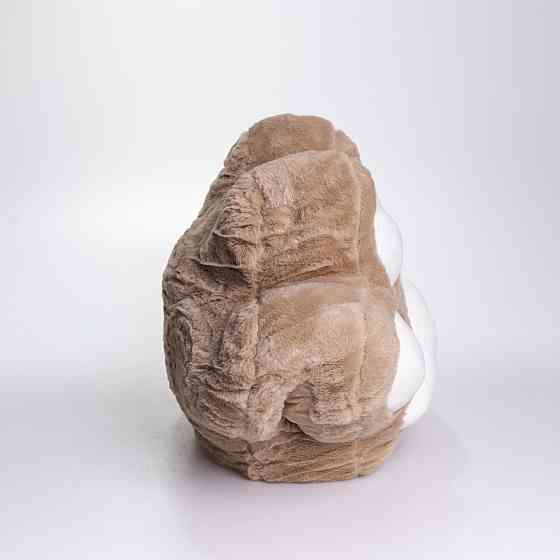 Плюшева подушка-плед "Лапка" 3 в 1, коричнева Київ