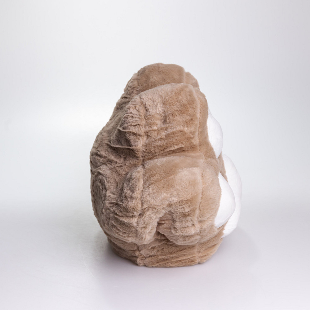 Плюшева подушка-плед "Лапка" 3 в 1, коричнева Київ - фото 2