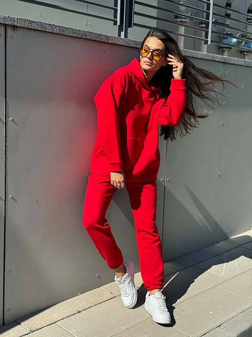 Теплый костюм женский Красный L/XL Харьков - изображение 3