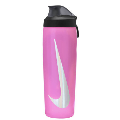 Пляшка для води Nike Refuel Bottle Locking Lid 24 OZ рожевий, чорний, сріблястий 709 мл N.100.7668.637.24 (887791745026) Вінниця - фото 1