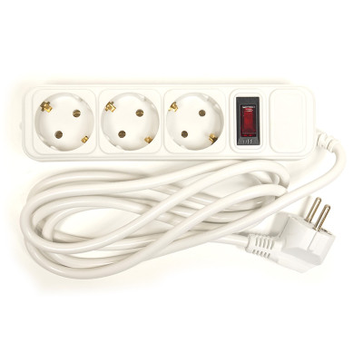 Сетевой фильтр питания PowerPlant 3 м, 3 розетки, евростандарт (JY-1054/3) (PPSA10M30S3) Винница - изображение 2