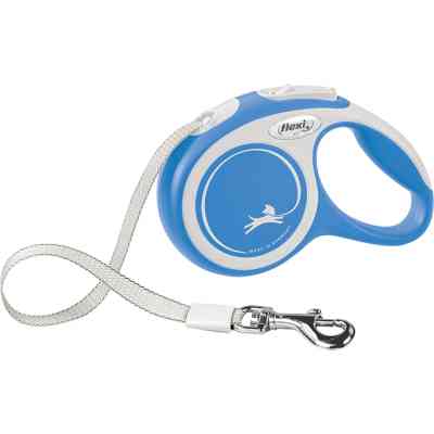 Повідець для собак Flexi New Comfort XS стрічка 3 м (синій) (4000498043431) Вінниця