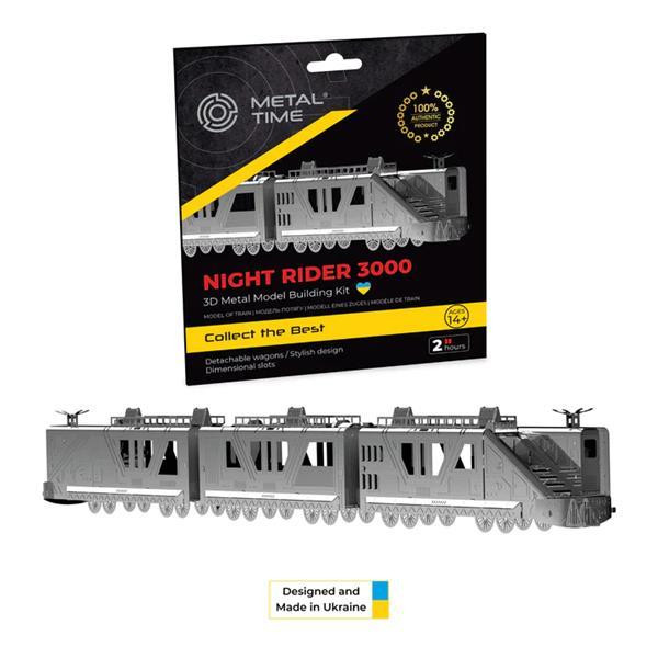 Колекційна модель-конструктор Metal Time Night Rider 3000 Apocalyptic Train Поїзд Нічний вершник (MT083) Харків - фото 7