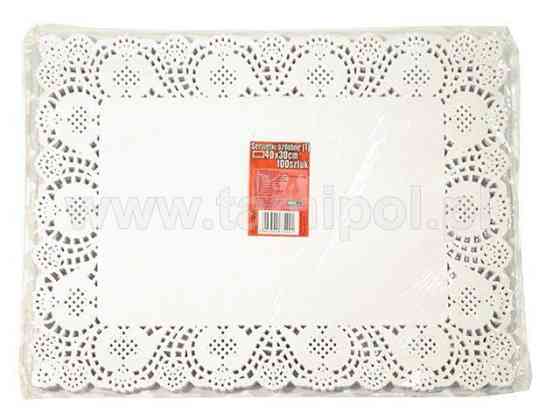 Серветка прямокутна ажурна 25*35(100 шт.) (1 пачка) Харків