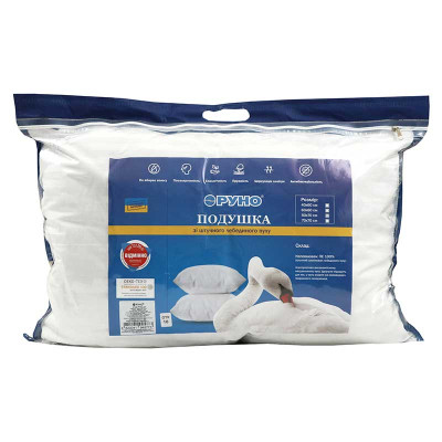 Подушка Руно из искусственного лебединого пуха "LUX" 50х70 см (310LUX) Винница - изображение 5