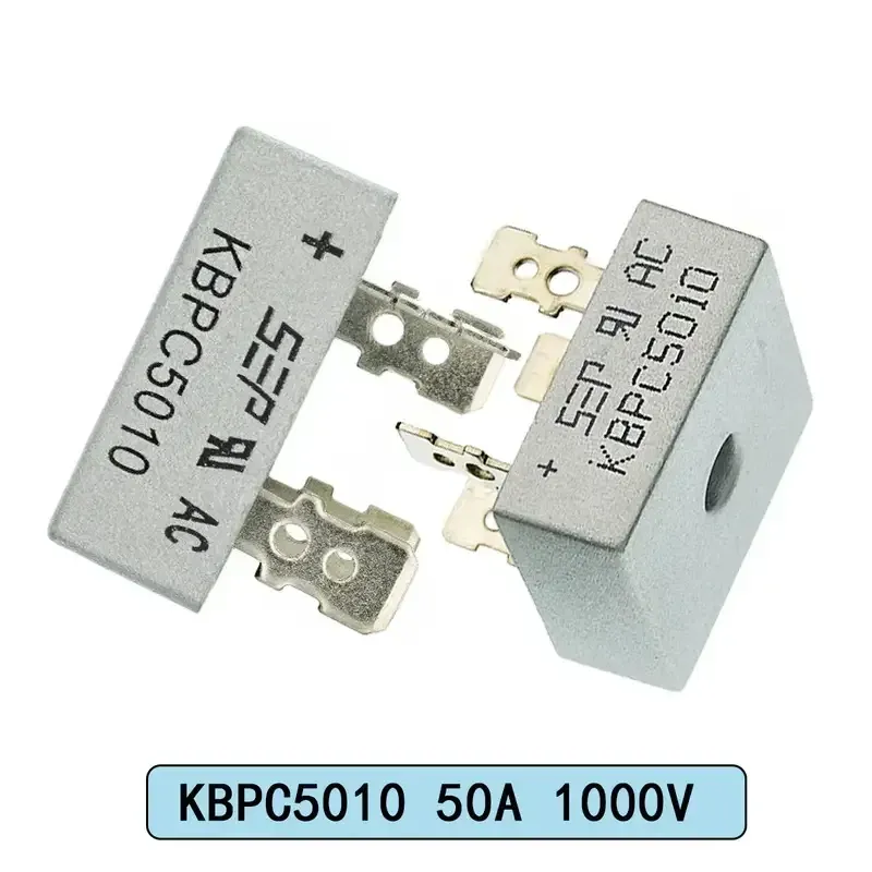 Мост однополюсный диодный KBPC5010, 50 А, 1000 В в металлическом корпусе Киев - изображение 7