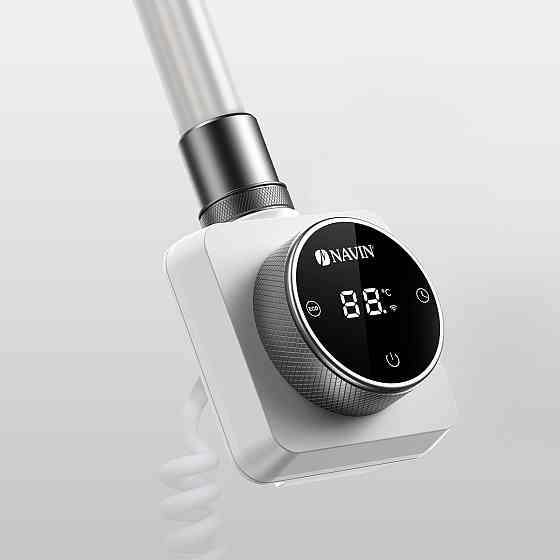 ТЕН для рушникосушки NAVIN Accorto 300W з тижневим програматором WIFI, білий Київ