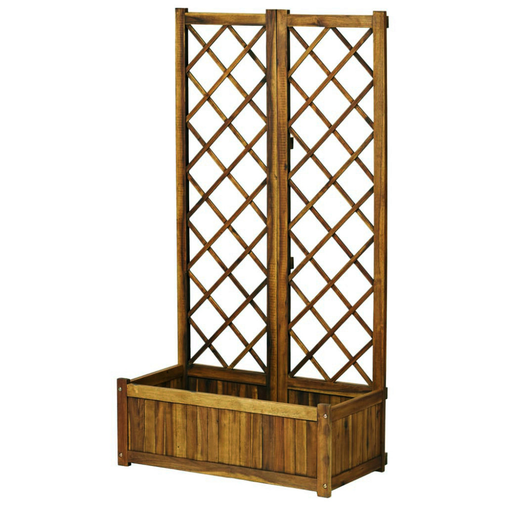 Кашпо со шпалерой 