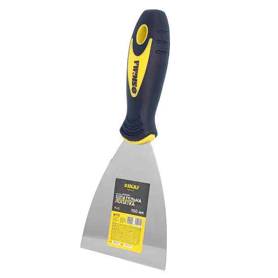 Шпательна лопатка неіржавка Profi 100 мм SIGMA (8322141) Київ