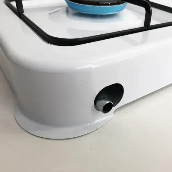 Плита газовая настольная газовый таганок Domotec MS 6601 белая Коломия