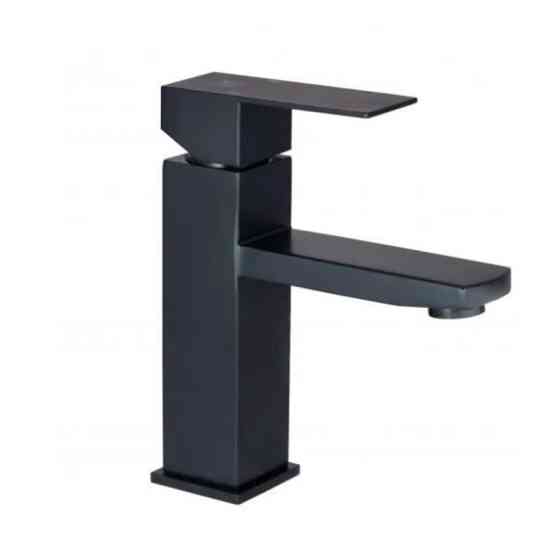 Змішувач для раковини Lidz Kubis 01D-BFS Black, чорний (LD381KU43376) Київ