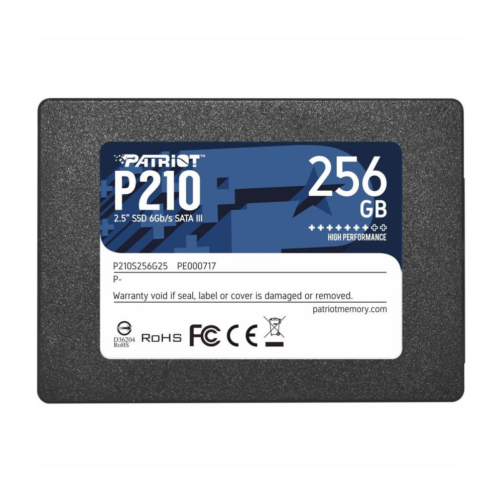 Накопичувач SSD Patriot P210 256GB 2.5" 7mm SATAIII 3D QLC Київ - фото 7