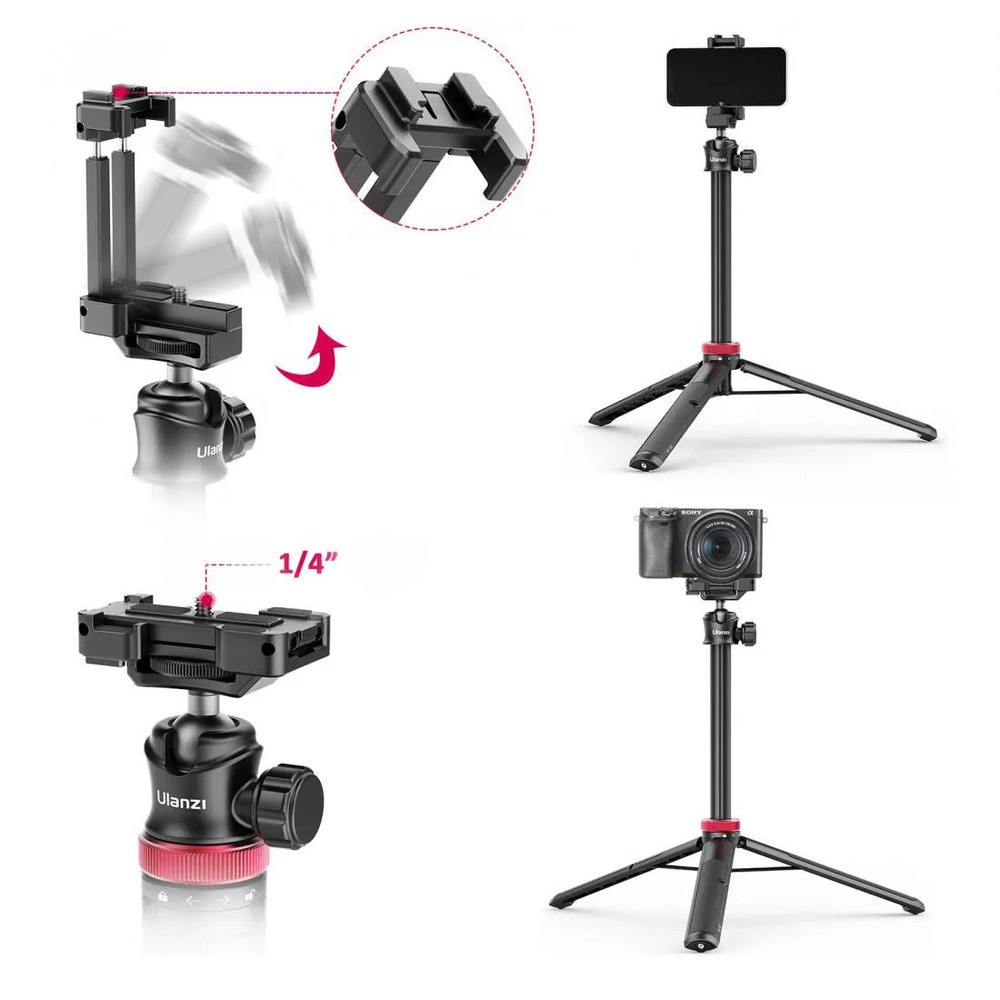 Міні-штатив Ulanzi Vijim чорний Київ - фото 8