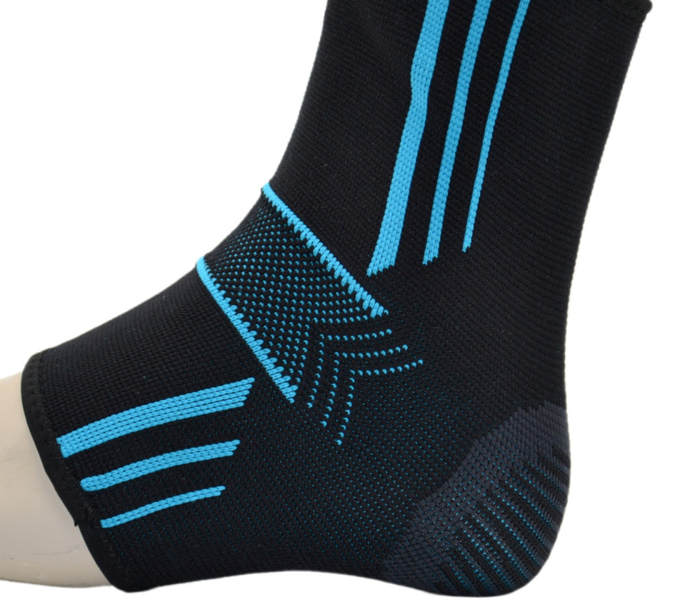 Бандажі на гомілкостоп Power System PS-6022 Ankle Support Evo Black/Blue (2шт.) M Киев - изображение 4