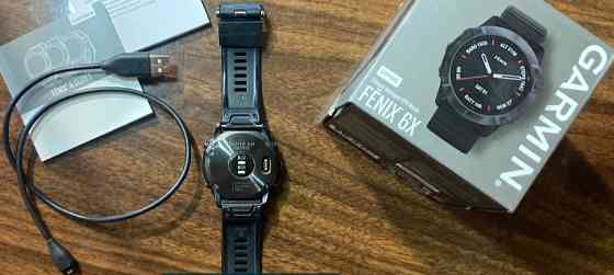 Смарт -Часы Годинник Garmin Fenix 6x Sapphire в кольорі Carbon Gray Київ