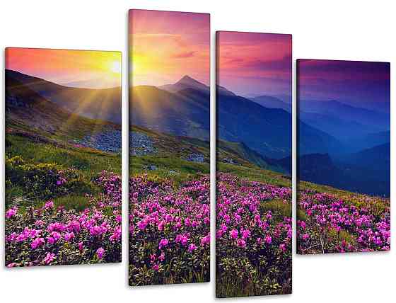 Модульная картина Гори Цветы Art-45_4 Киев