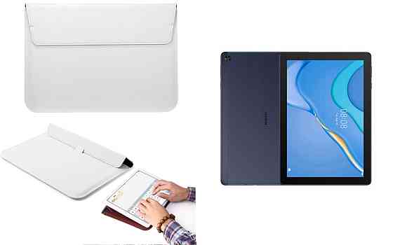 Чехол-конверт VitoCase для Huawei MatePad T10, T10s, T10S (2nd Gen) , з функцією підставки для планшета Білий Київ