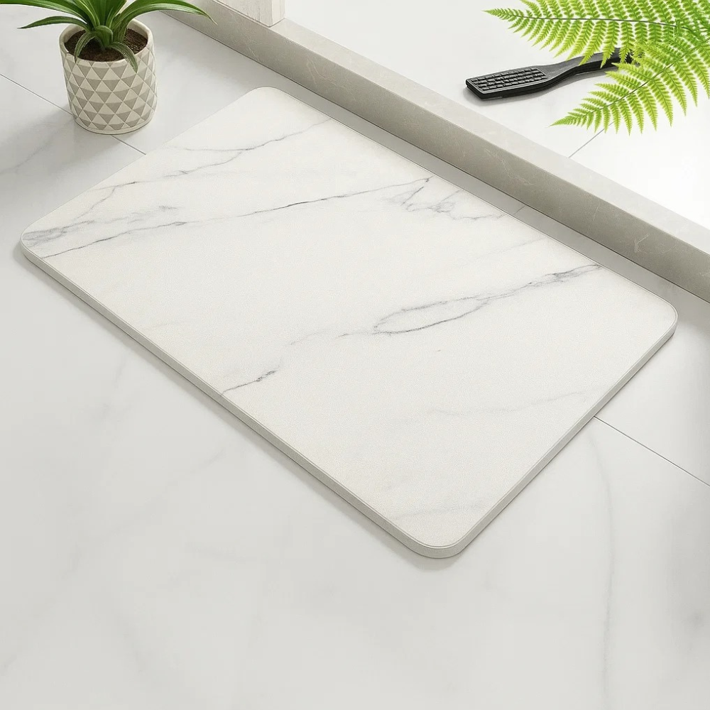 Набор для ванной комнаты и душа коврик для ног,подставка,накладка-коврик на раковину,цвет белый Каменец-Подольский - изображение 2