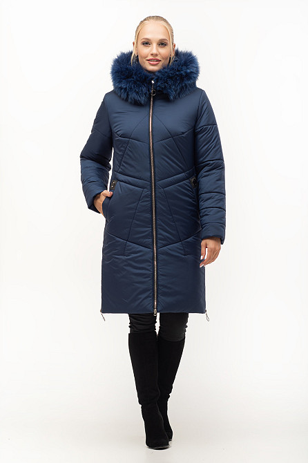 Комфортный модный пуховик с мехом. 46. 48р. Киев - изображение 4