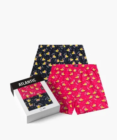 Мужские боксеры Atlantic, 100% хлопок. Набор 2 шт. 2MBH-007 XXL Киев