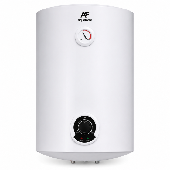 Бойлер Aquaforce Orion Dry V30W з сухим теном 1.6 кВт електричний водонагрівач малого об'єму на 30 л з вертикальним монтажем Тернопіль