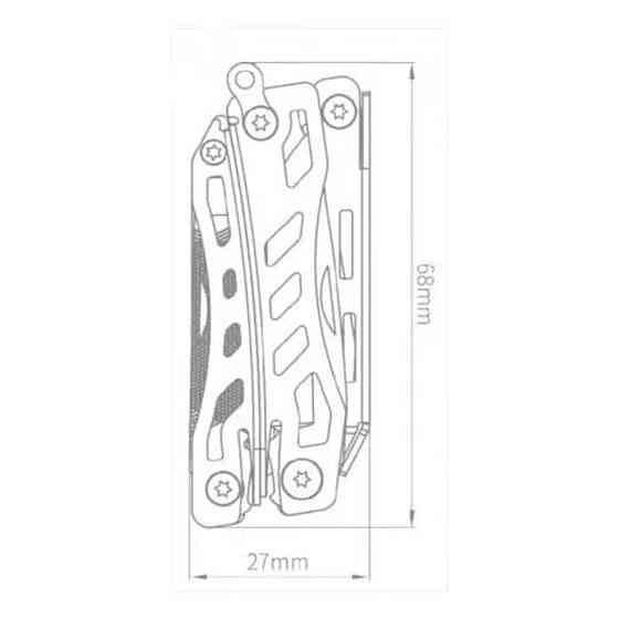 Мультитул NexTool Mini Flagship, чорний Київ