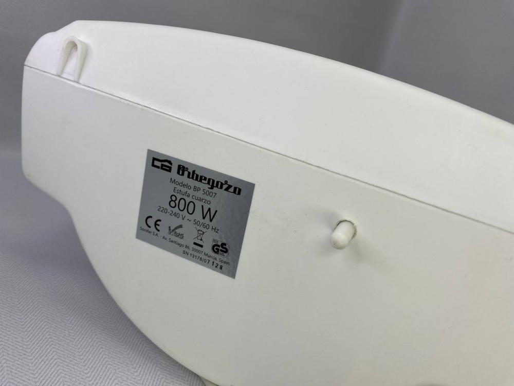Б/В Кварцовий галогенний обігрівач Orbegozo BP 5007 Галогенний радіатор 800W Компактний Київ - фото 8