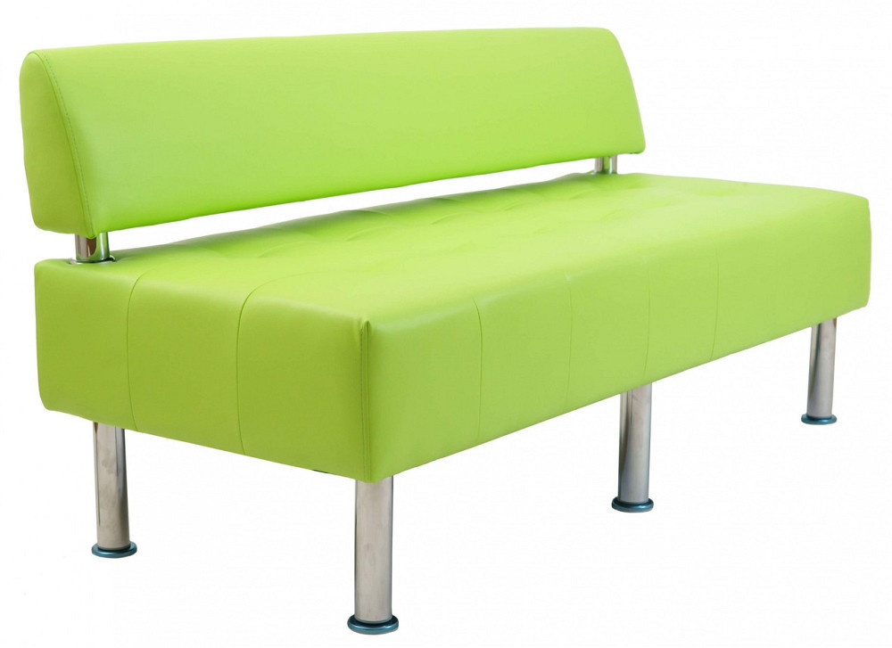 Диван Office Boom двійка зі спинкою 1550х650х750 Зелений Київ - фото 1