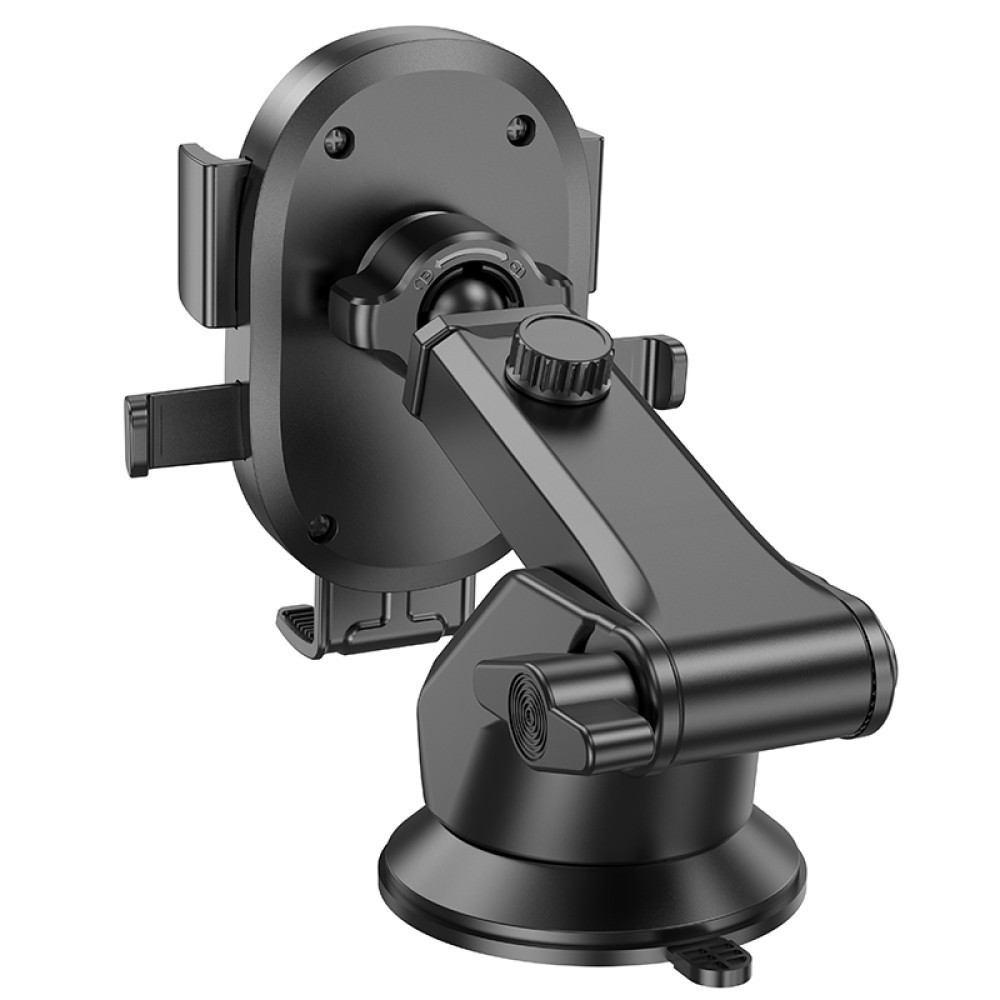 Автотримач для телефона BOROFONE BH93 Grand one-button car holder(center console) Black Киев - изображение 4