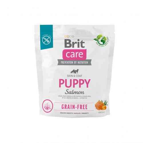 Корм сухий Brit Care Dog Grain-free Puppy для цуценят беззерновий з лососем 1 кг Киев