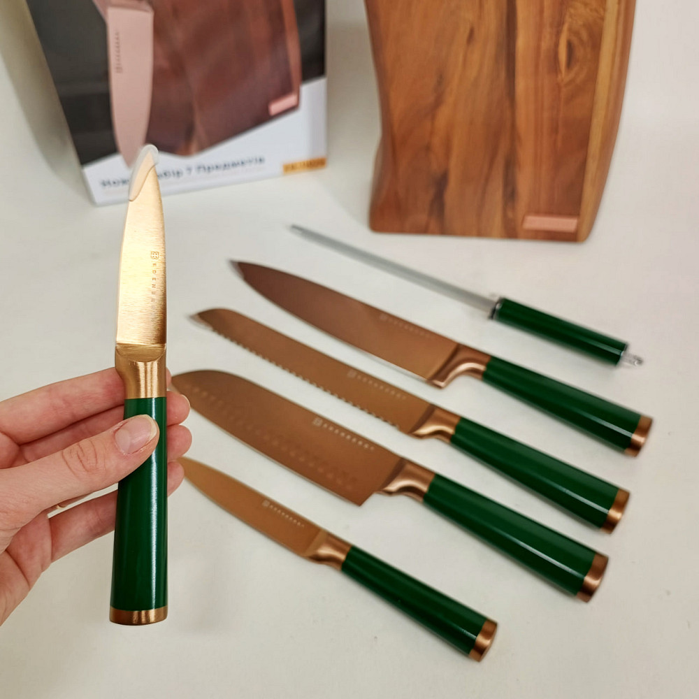 Ножи кухонные профессиональные, Кухонный нож из нержавеющей стали металлический, Товары для кухни ножи OH-58 Львов - изображение 4