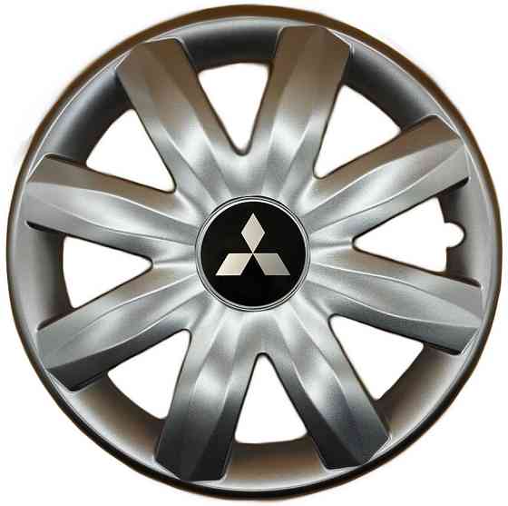 Автомобильные модельные колпаки R14 Mitsubishi 221 4шт, SJS, серебряные Киев