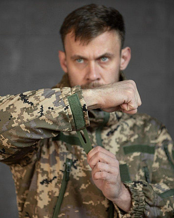 Тактичний костюм софтшел BANDIT піксель ВТ7960 Київ - фото 8