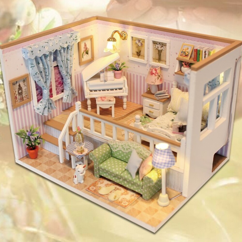 3D Румбокс DIY dollhouse "Because of You" + Пилозахисний купол M026 Київ - фото 4