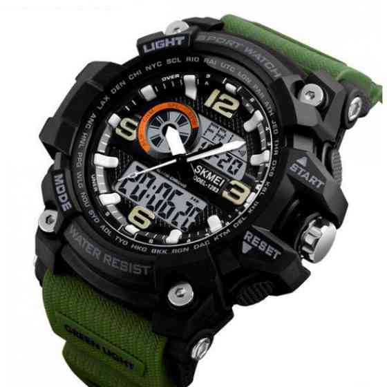 Чоловічий годинник Skmei Del 1283 Зелений Вінниця