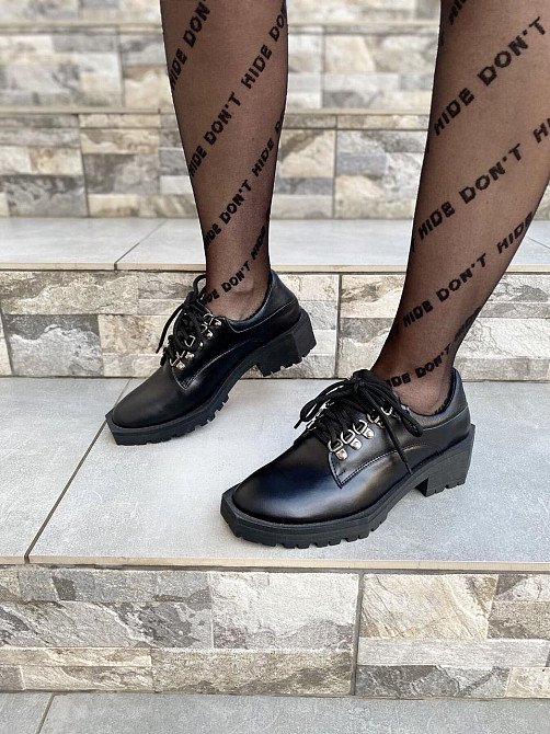 ЭФА Туфлі жіночі EFA T29 чорні (весна-осінь, шкіра натуральна) (3165) Коломыя - изображение 7