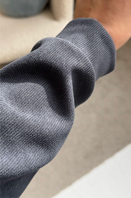 Женский стильный костюм двойка: кофта и штаны вельвет на плотном флисе Графит, 42/44 Одесса - изображение 7