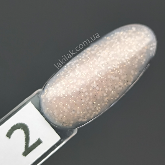 База з шимером Starlet Professional Sweet Base №02 (молочно-бежева) 7мл Херсон