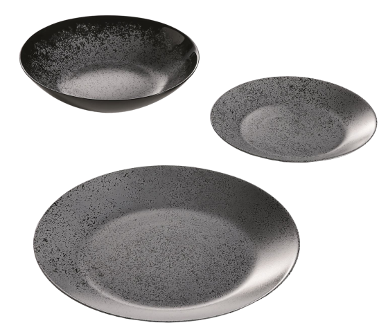 Тарілка обідня Luminarc Slate Black, 25 см (6788144) Київ