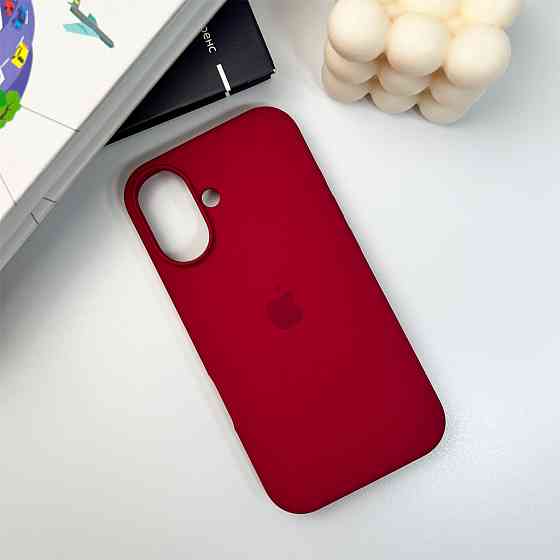 Чохол для смартфона Silicone Full Case AA Open Cam for Apple iPhone 16 35,Maroon Киев