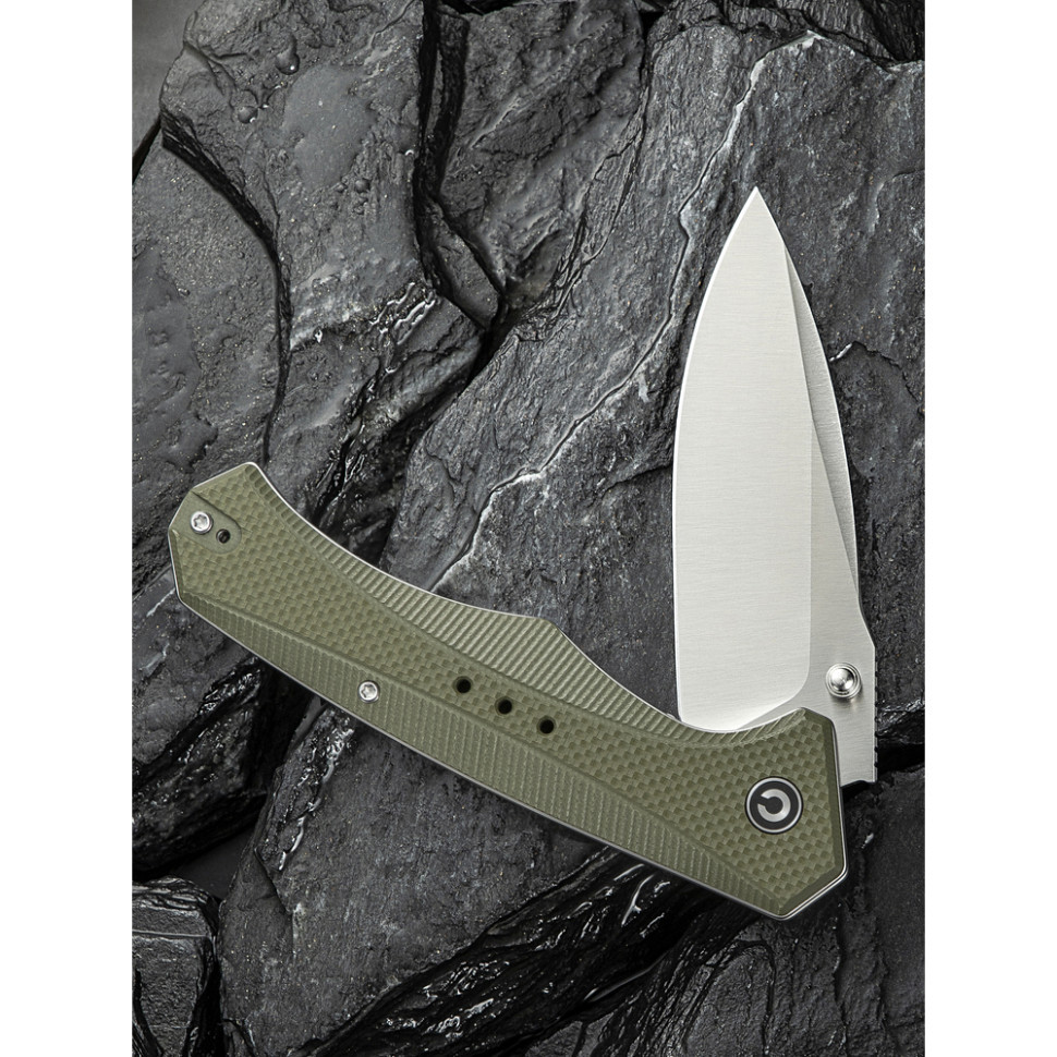 Ніж складаний туристичний Civivi Photonix, (9.4 см) 14C28N / G10 темно-зелений Київ - фото 12