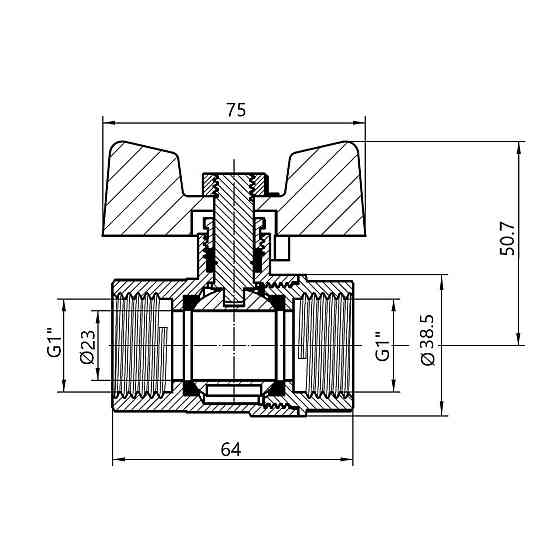 Кран шаровой Thermo Alliance Standart 1