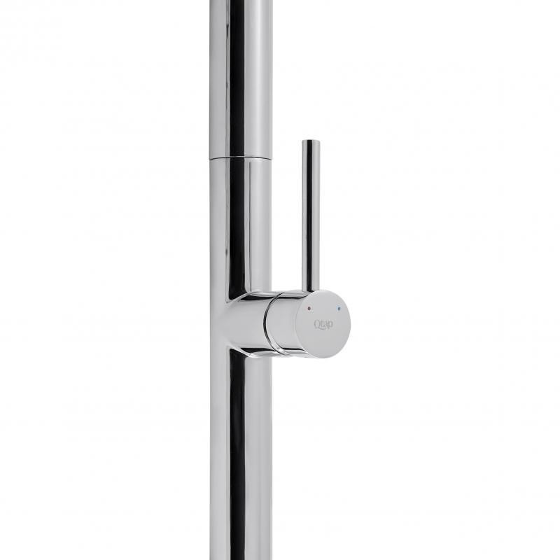Смеситель для кухни Qtap Lenicka 9138103UC с выдвижным изливом Киев - изображение 6