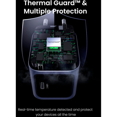 Зарядний пристрій Ugreen USB-C PD30W GaN X703 gray (35006) Вінниця - фото 3