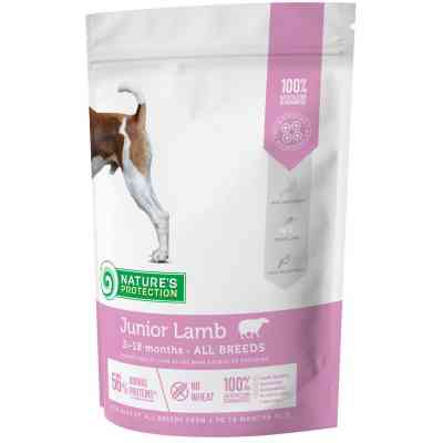 Сухой корм для собак Nature's Protection Junior Lamb All breeds 500 г (NPS45745) Винница