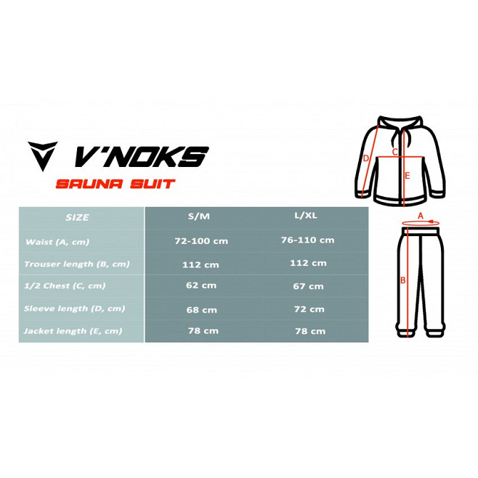 Костюм для похудения с капюшоном V`Noks Scath Grey мужской спортивный сауна для сгонки веса S/M Киев - изображение 10