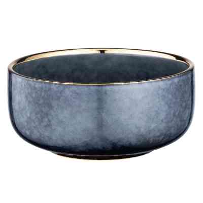 Салатник Ardesto Andria 750мл, 15.1см, кераміка, синьо-сірий (AR2915AB) Вінниця