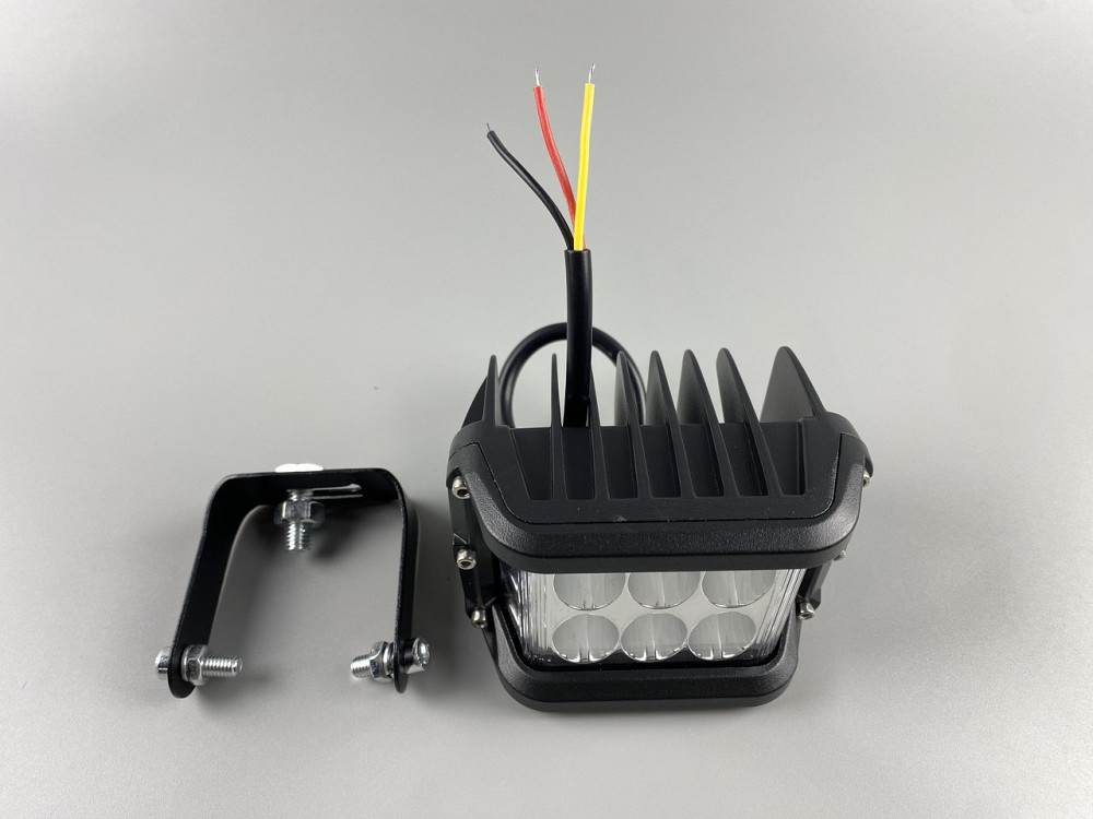 Автомобільна фара дальнього світла жовтий + білий, фара LED прямокутна 60W світлодіодна Мукачево - фото 7