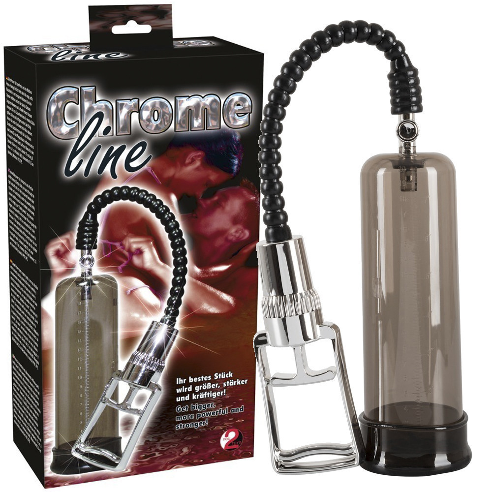 Вакуумна помпа - Chrome Line Pump Sex Aura Київ - фото 1