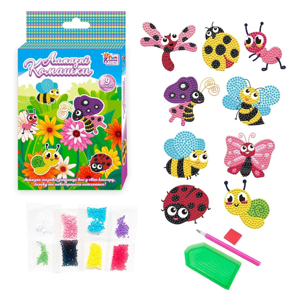Дитячий набір для творчості "Алмазні стікери кішки" 56169 Вінниця - фото 1